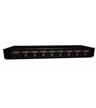 좋은 가격 8 공항 여성 DVI KVM 스위치 SW1801D 선반 장착 KVM 스위치 온라인