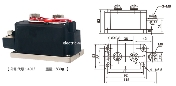 좋은 가격 MTC600A 사이리스터 모듈 2000V/1600V 두 배 방향 가득 차있는 주름을 잡는 구조 온라인