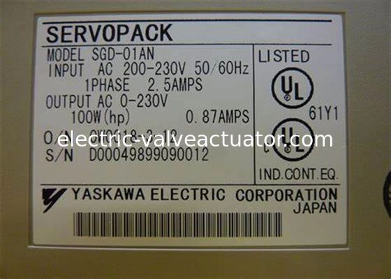 좋은 가격 Yaskawa SGD-01AN AC Servo Drives Servopack 100 WATT 1PHASE OUTPUT 0-230 VAC 온라인
