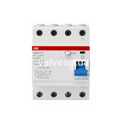 좋은 가격 ABB 2CSF204401R1950 F204 A-125/0.03 AP-R 잔류 전류 차단기 125A 4 폴 온라인